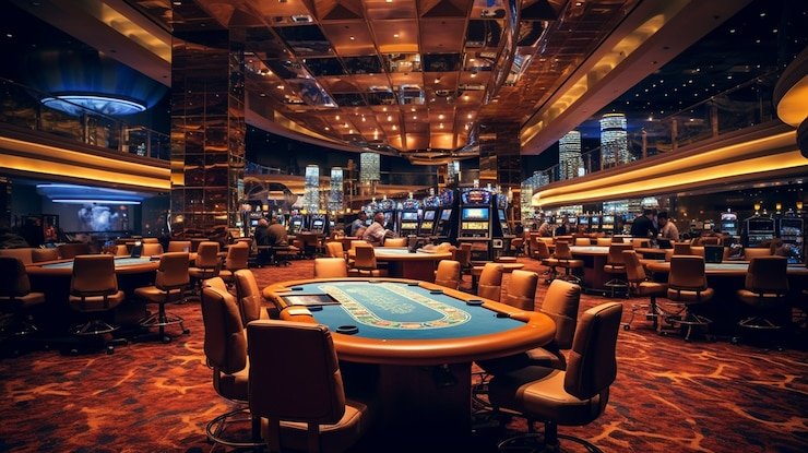 Live casino tables and sports betting dashboard